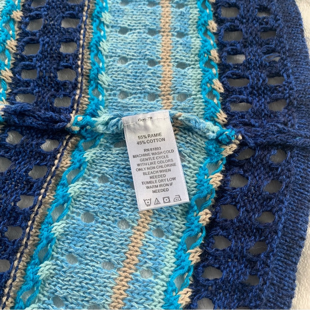 Liz Claiborne NY crochet cardigan - Picture 5 of 8
